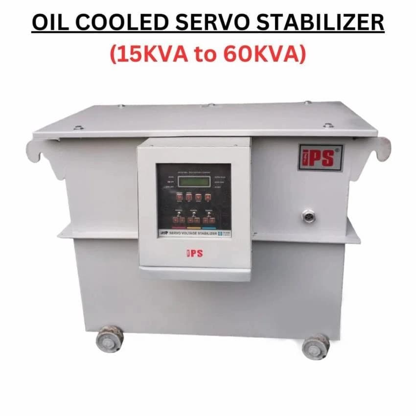Three Phase 50 Kva Oil Cooled Servo Voltage Stabilizer