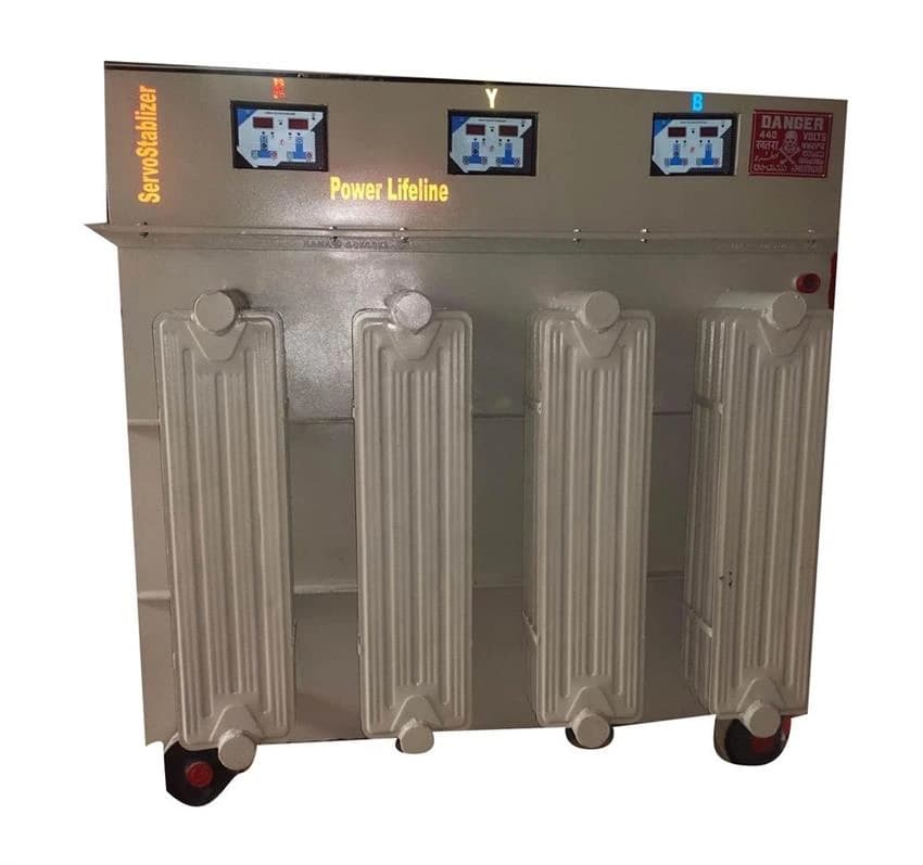 600kVA Three Phase Servo Controlled Voltage Stabilizer, For Industrial