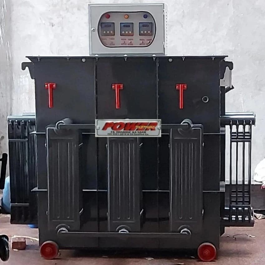 1000kVA 3-Phase Linear Servo Controls Voltage Regulator, 5 Pin, 8 Pins
