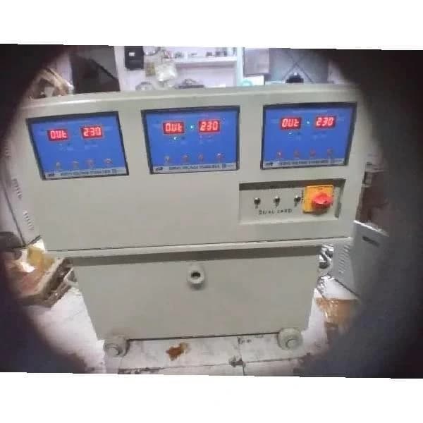 Three Phase Air Cooled Servo Stabilizers 10 KVA