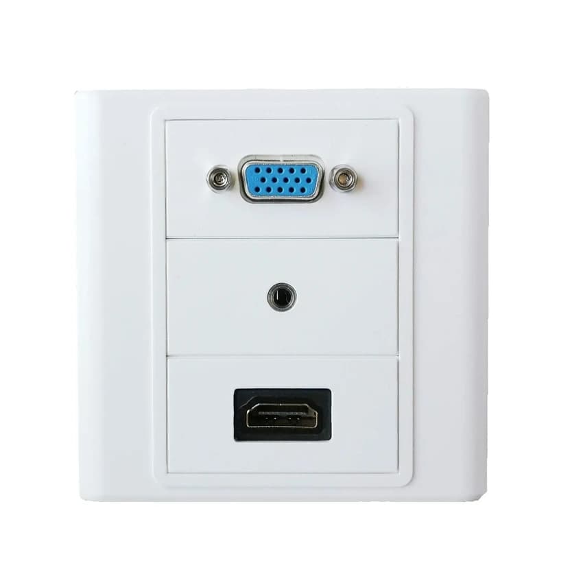 2A Vga Hdmi Audio Faceplate Modular