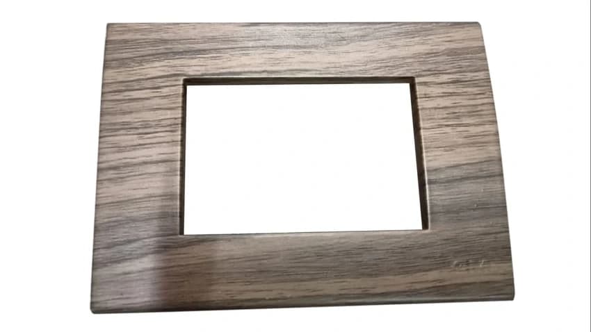 Brown Finish: Matte Wooden Wall Switch Plate