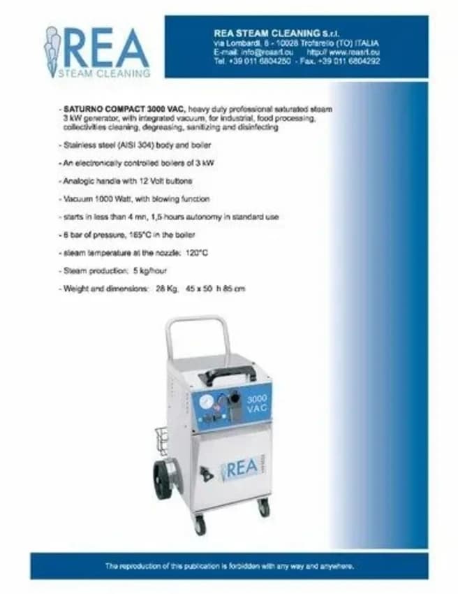 STEAM SANITIZATION MACHINE FOR KITCHEN