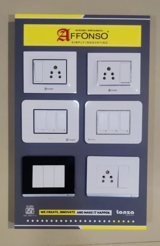 10A One Way Modular Switches, Number of Module: 1M