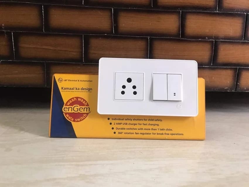 10A L&T EnGem Modular Switch, 1M, 1 Way