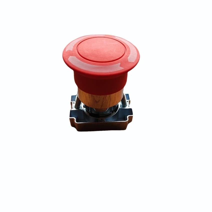 Emergency Push Button, Panel Mount, Pull Release, NO Contact
