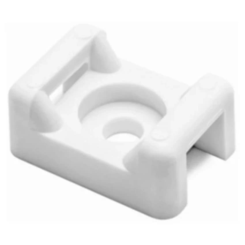 Poly Mid 10MM Cable Tie Mounting Bases, Packaging Size: Box