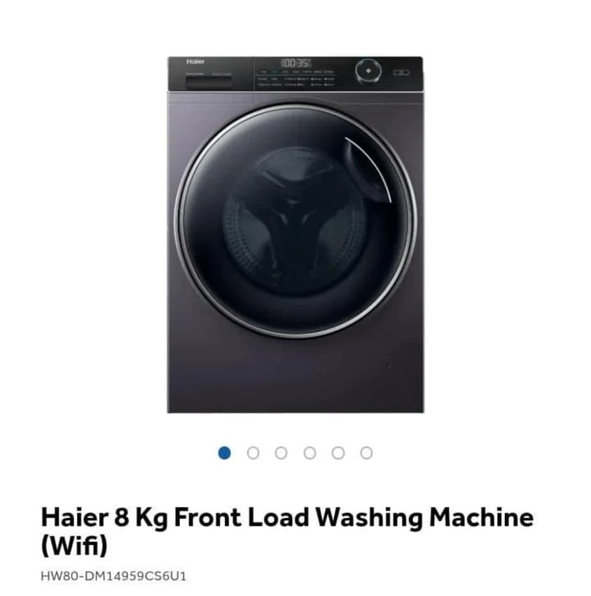 Haier Washing Machine Front Load 8 kg