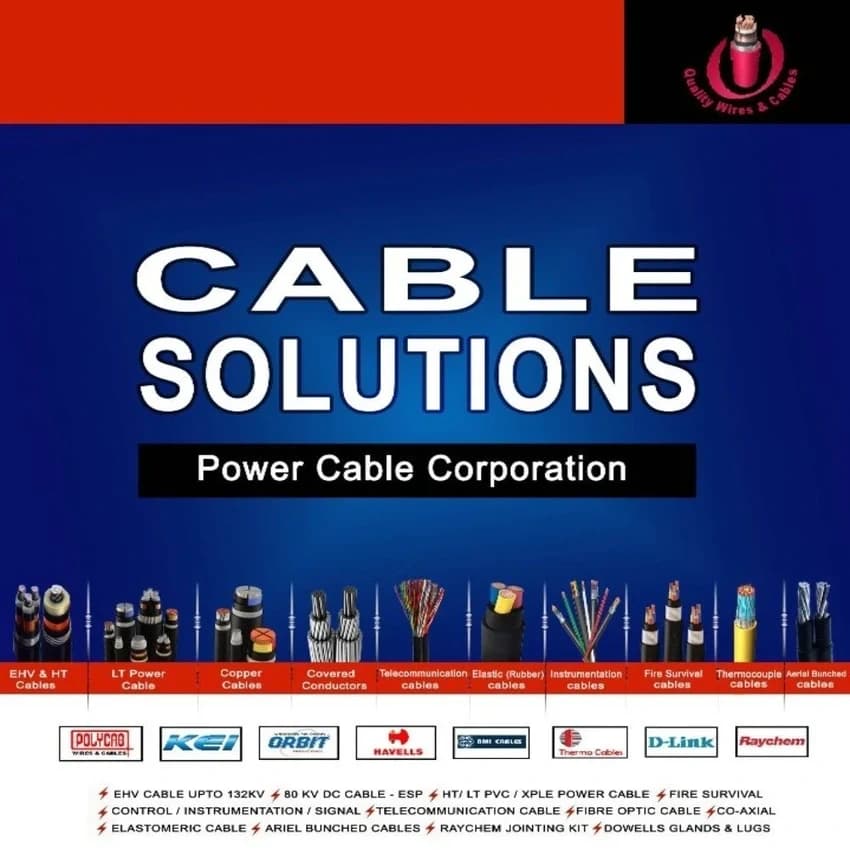 Polycab and Havells Black Polycab Solar Cables