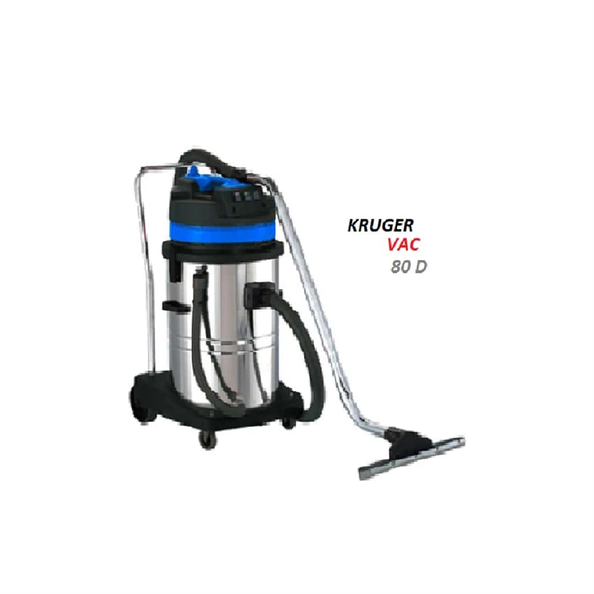 Wet & Dry Vacuum Cleaner 78 Itrs Tank, Double Motor Model NEVADA INOX 80 D