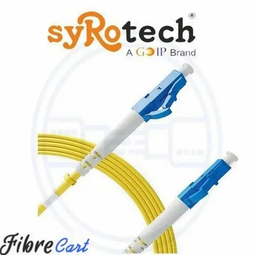 Syrotech Fiber Optic Patch Cord LC-LC 5m, PVC, Yellow