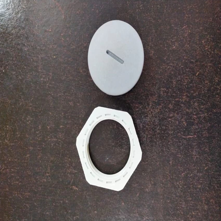 White Pvc Dummy Cable Gland (PG11) for 3-6mm Unarmoured Cable - IP65