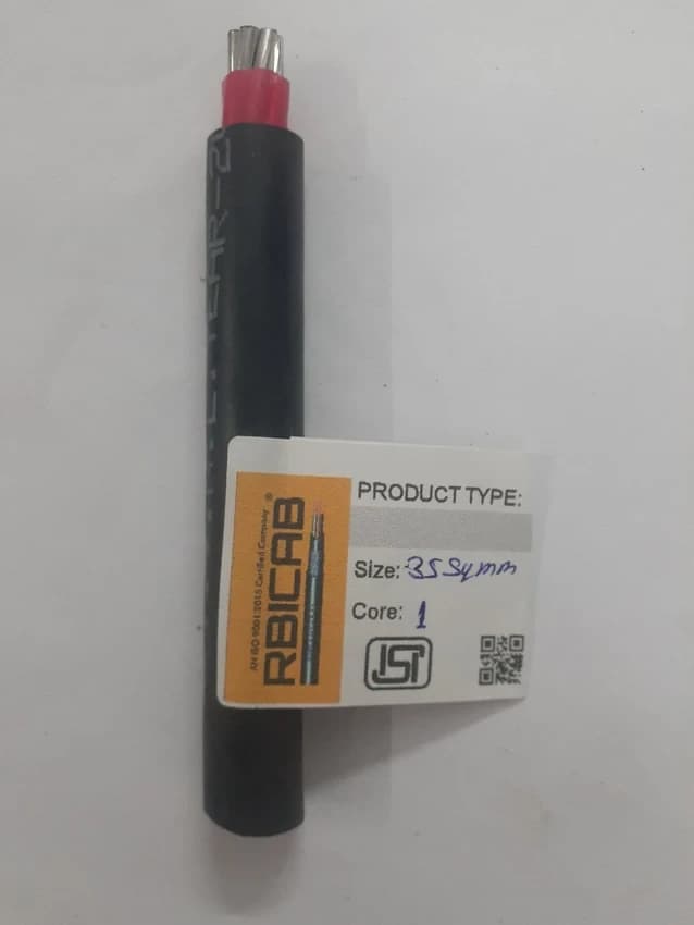 RBICAB 1 Core X 35 Sqmm Solid Aluminium Conductor XLPE Insulated Unarmoured Cable