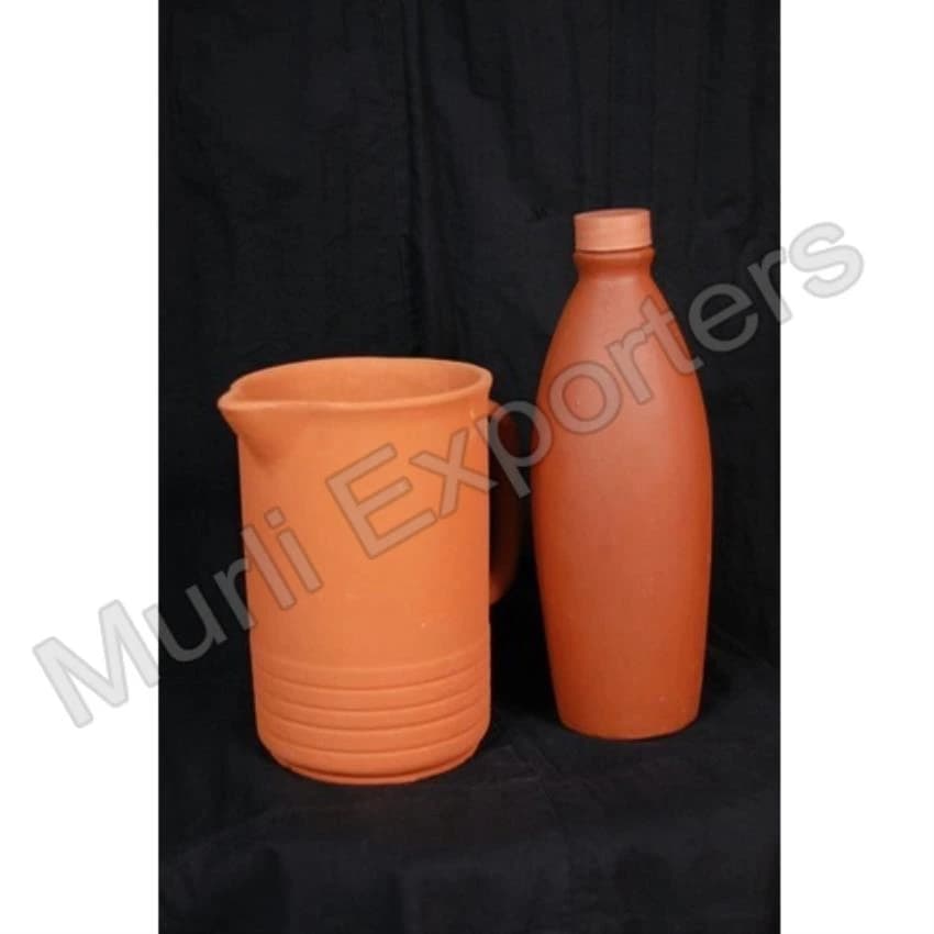 Terracotta Bottle And Jug