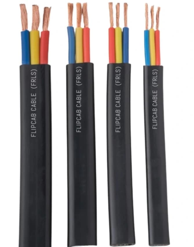 3 Cores Copper Flat Cable