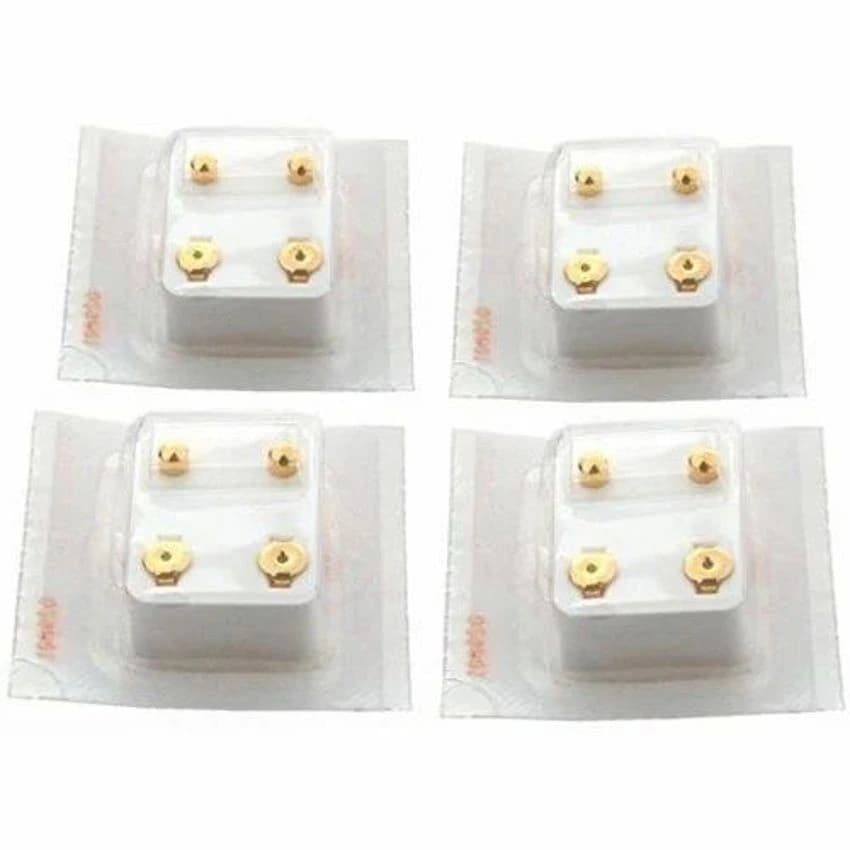 Copper Golden Studex (12 Pair) Ear Studs