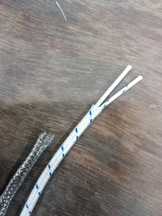 Copper 2 Core Thermocouple Wires Cable
