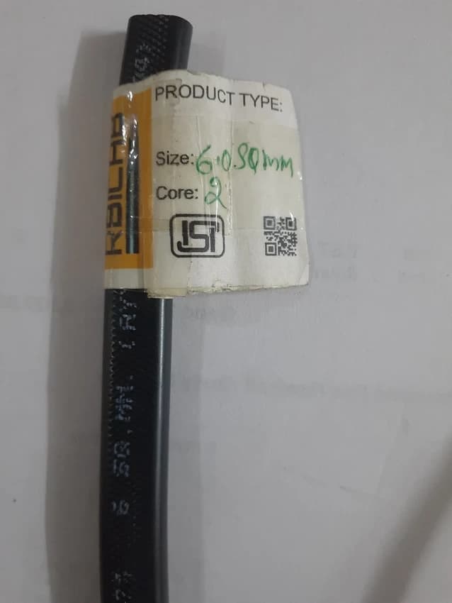 RBICAB 6 Sq mm x Twin Flat Stranded Aluminium Conductor PVC Insulated & PVC Sheathed Cable