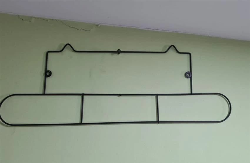 MS Black Wall Display Hanger