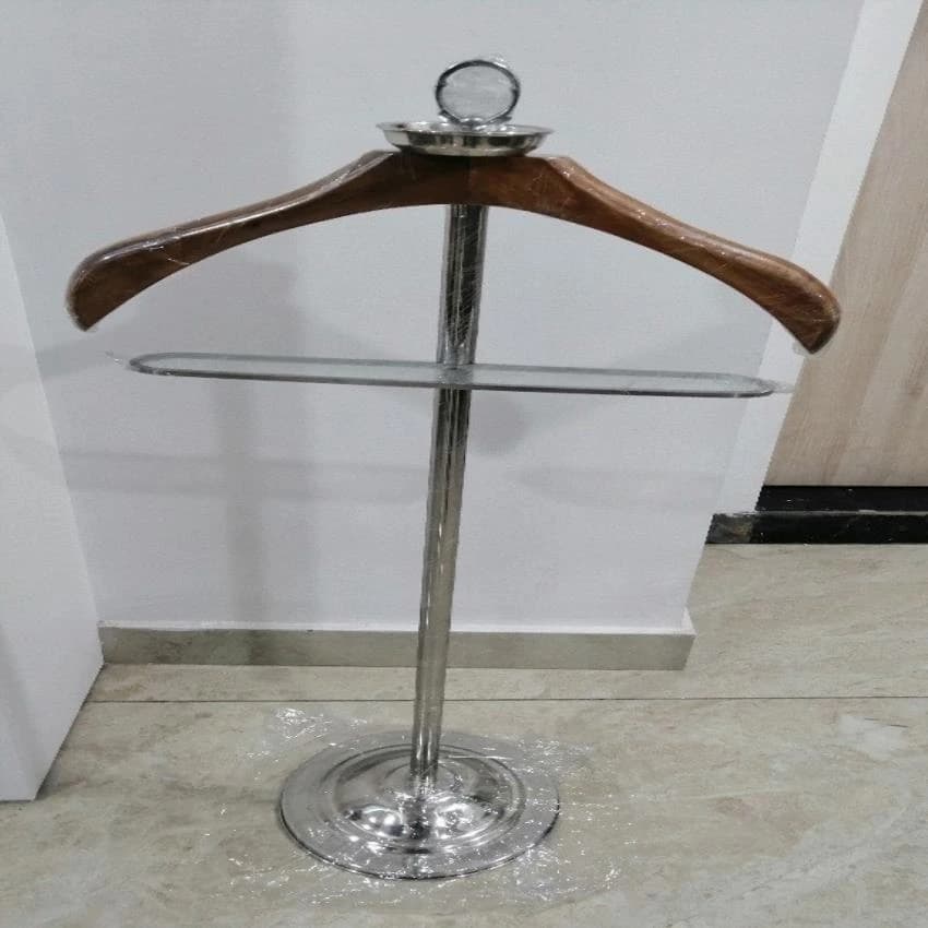 BALAJI Steel SS Coat Hanger Stand, For Office