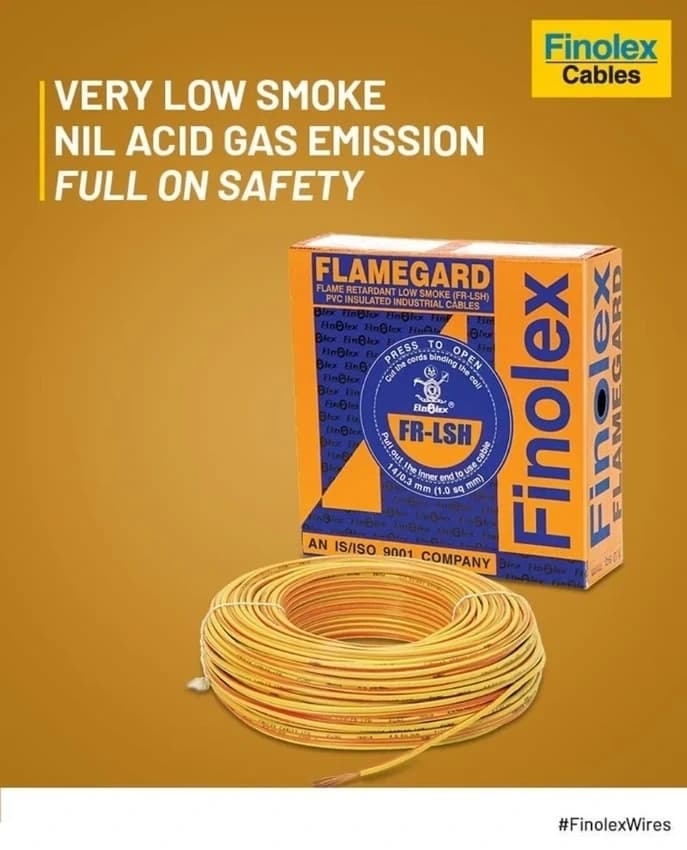 Finolex Electrical Wires, Wire Size: 1 sqmm, 90 m