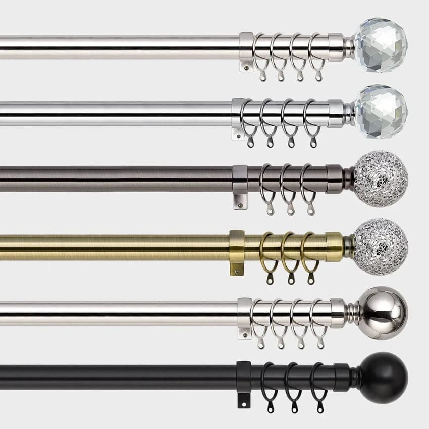 Stainless Steel Curtain Bars, Size: 10-20 inch