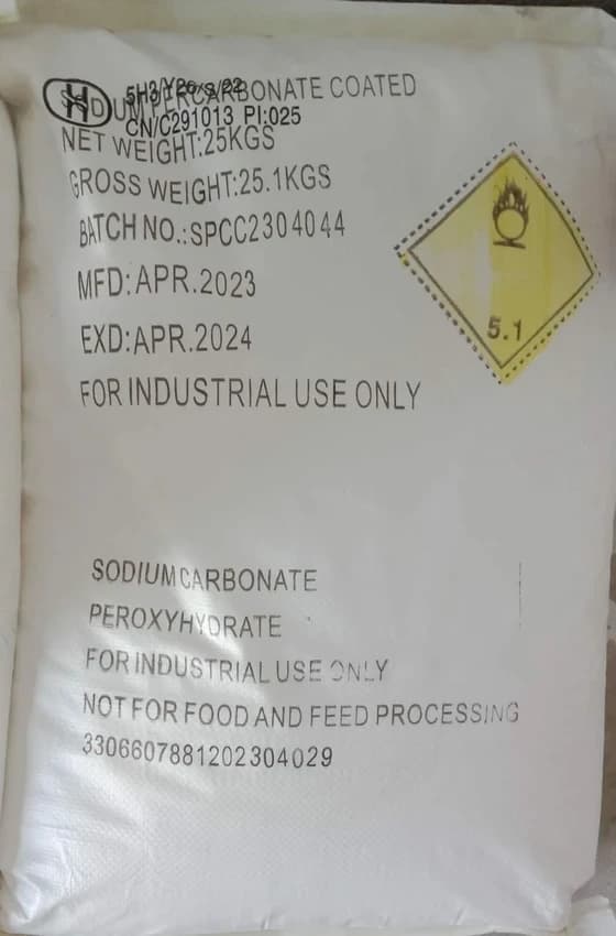 Sodium Percarbonate Coated., For Water Treatment, Packaging Size: 25 Kg
