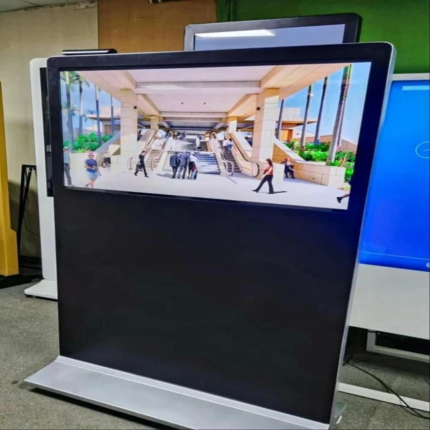 Unity Column Landscape Advertising Display, 55 Inch