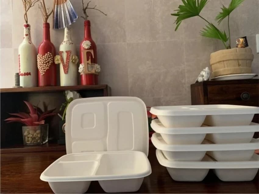 Size: 5 Inch Leaf Biodegradable Tray