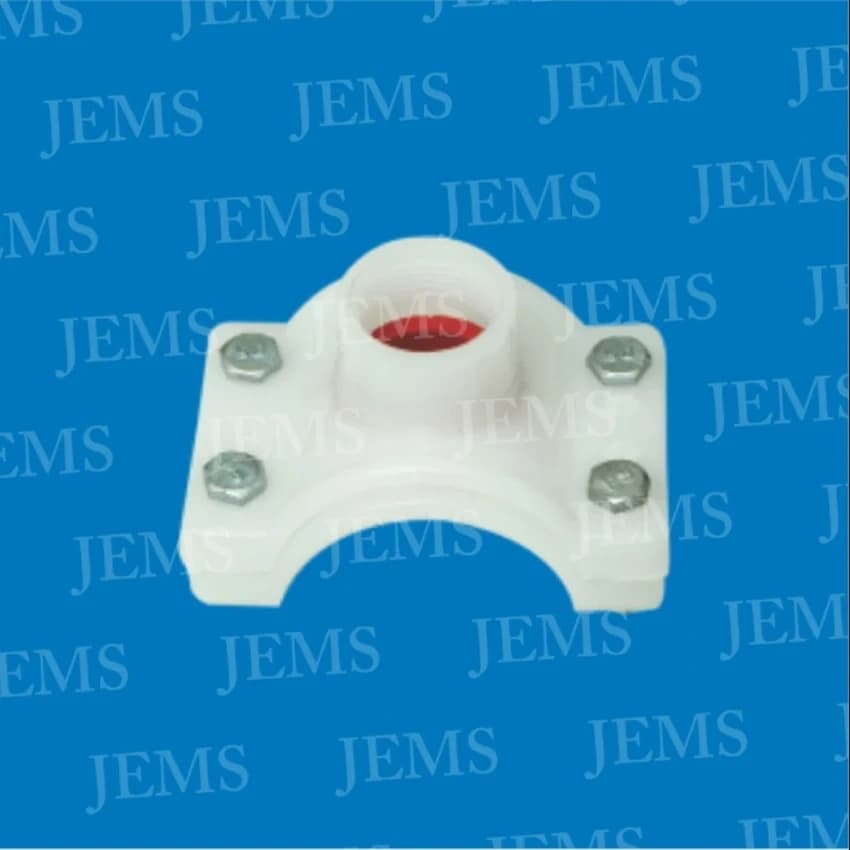 200mm Plastic Pipe Service Saddle Clamp, Thickness: 3mm