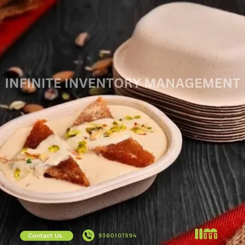 Sugarcane Bagasse Disposable Chuk Bowl 250ml, For Event And Party Supplies