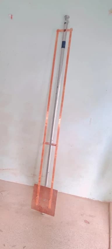 Rectangular Copper Earthing Plate, Thickness: 3 mm, For Industrial