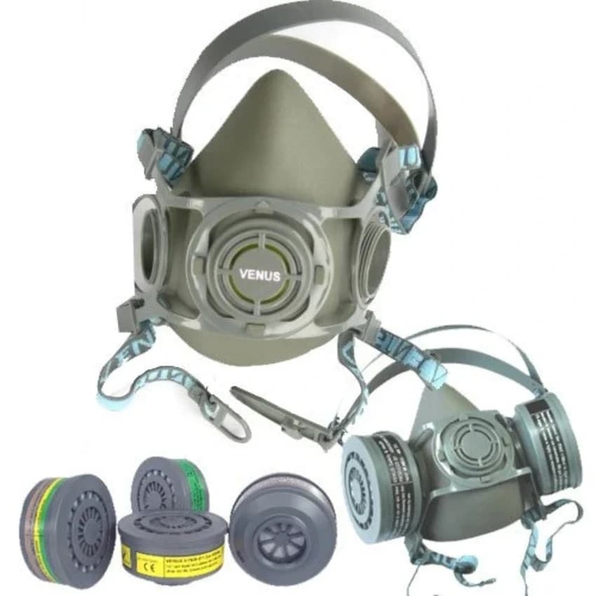 Venus Microfiber Half Mask Gas Filters