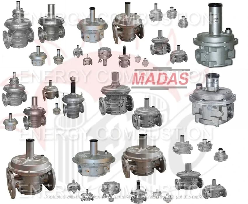Madas Gas Pressure Regulator RG/2MCS DN 25, RG/2MCS DN 40 , RG/2MCS DN 50 , RG/2MCS DN 80