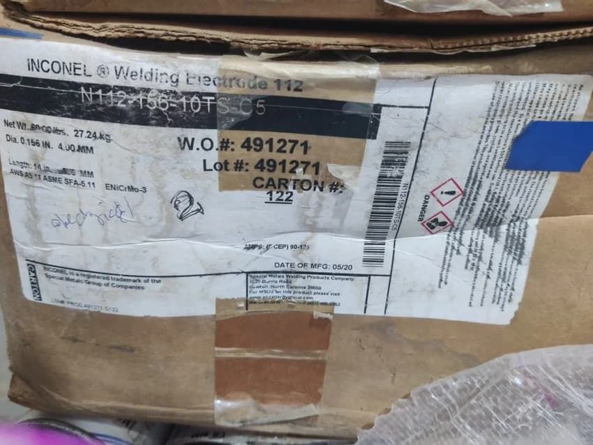Inconel 625 Welding Electrodes ENiCrMo-3