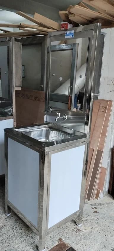 Steel Colour S.seel S.Steel Hand Wash Station