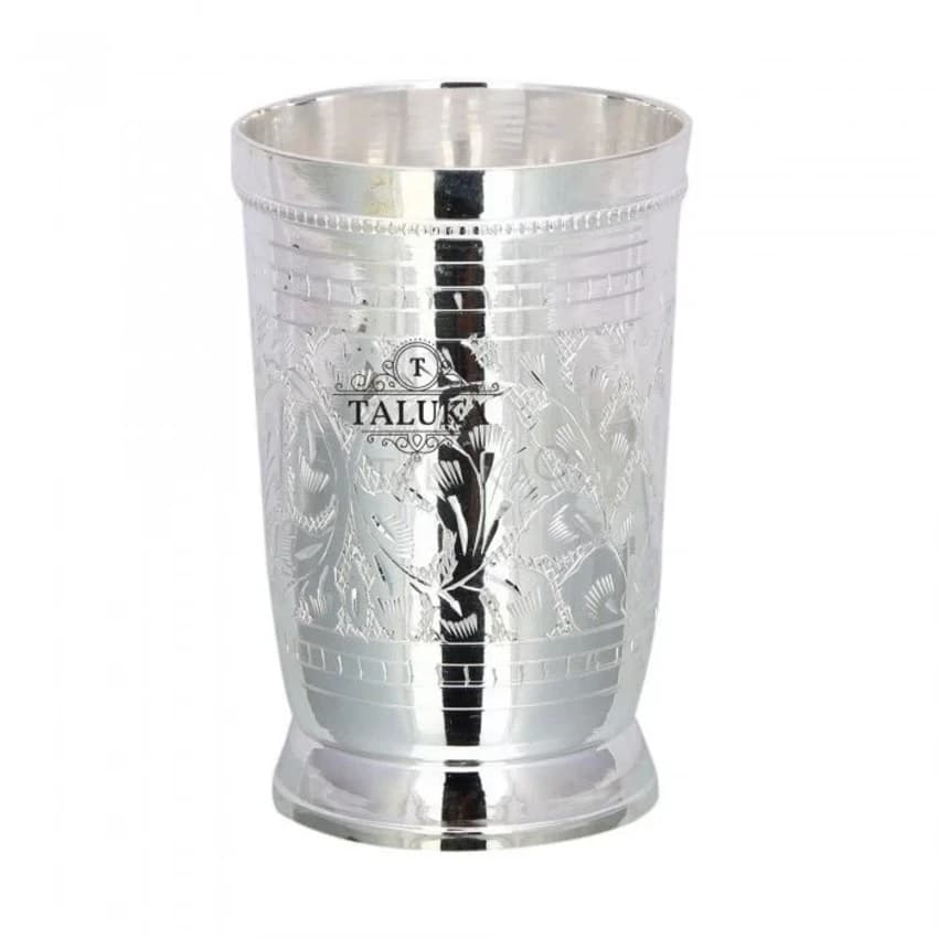 Embossed Silver Plated Glass
