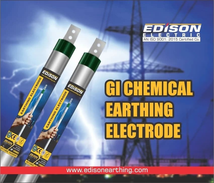 Edison Round GI Earthing Electrode