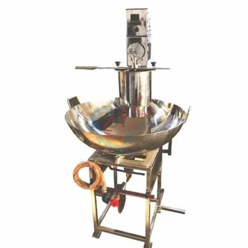 Silver Stainless Steel Semi - Automatic Vada Making Machine, For Commercial Kitchens, Size: 3 Feet