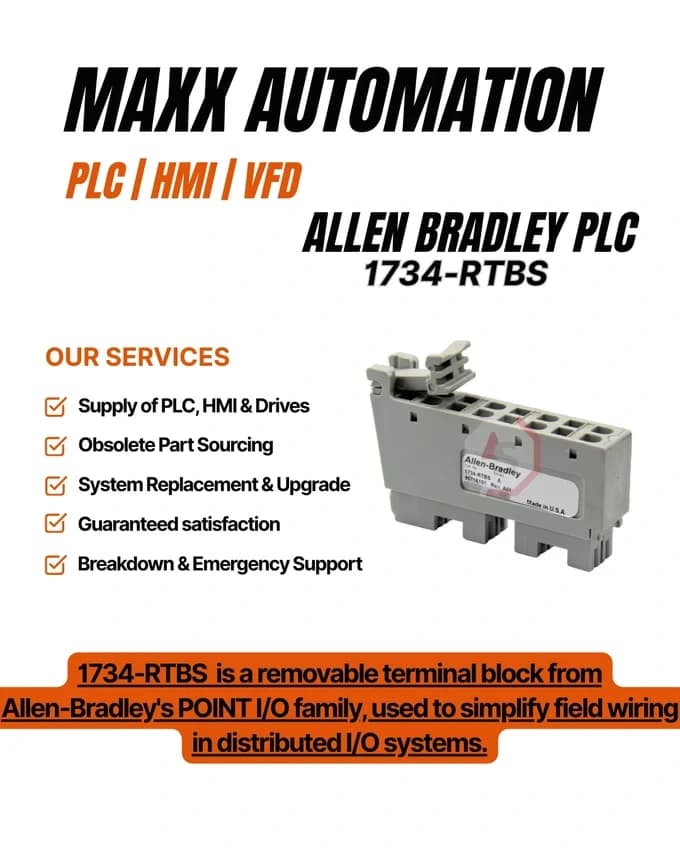 Allen-Bradley 1734-RTBS POINT I/O Removable Terminal Base