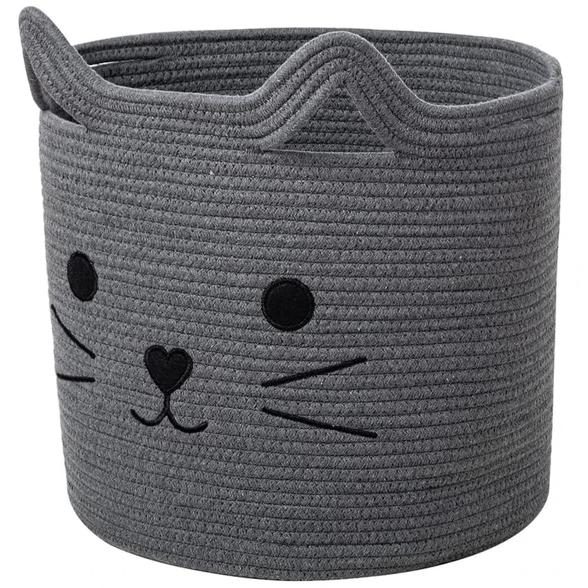 Cotton Braided Basket, Size/Dimension: 21x16x21 (in CM)