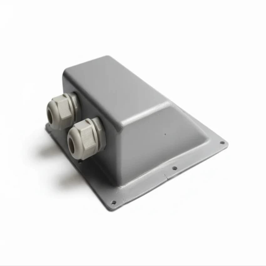 MS Double Cable Entry Gland Box Weatherproof Junction for Solar RV Camper Boat & Outdoor