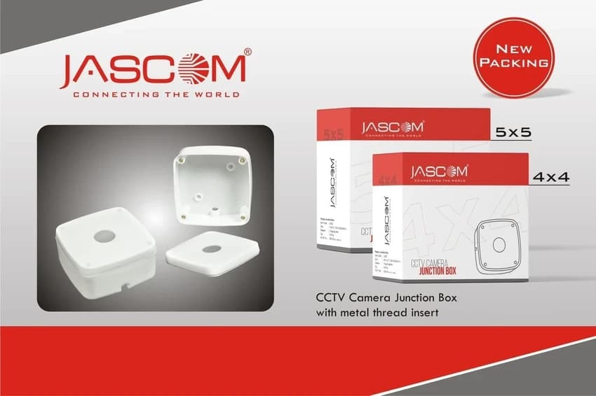 Square 4x4 Jascom Junction Box, 4 Way