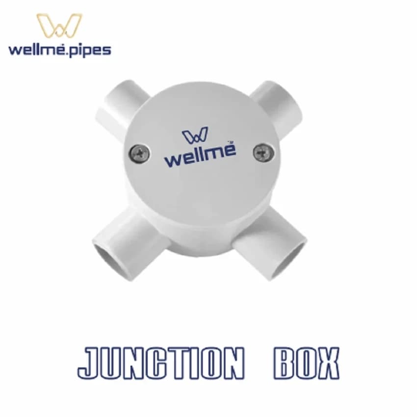 Round Well Me Four Way Junction Box