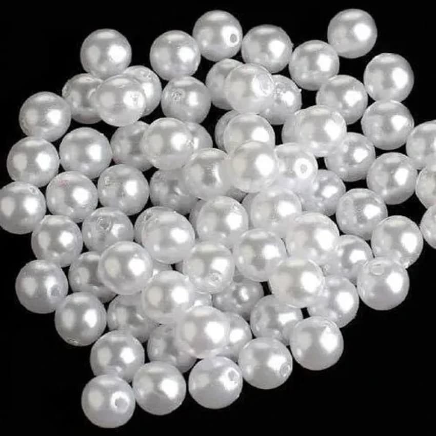 White Round Pearl Beads Supply, For Garment