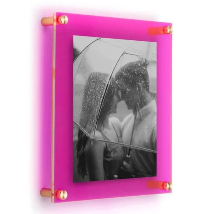 Transparent Wall Mounted Acrylic Sandwich Frames, Size: 12x18 inch