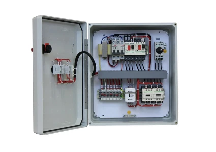 Power Distribution Three-Phase Control Panel