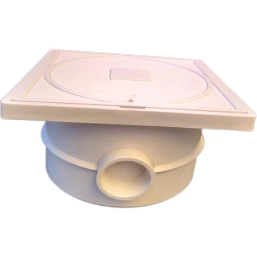Plastic Anti Vortex Drain Waterproof Deck Junction Box, 3, 6 X 4 Inch