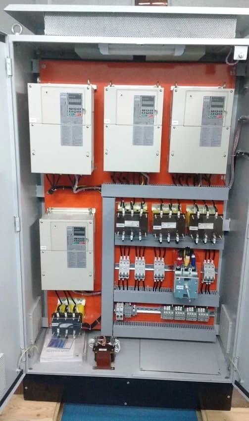 3 Phase Industrial VFD Control Panel
