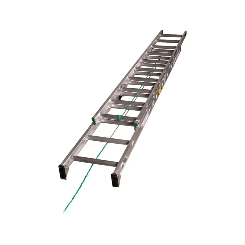 S J Ladders 15 Feet Aluminium Wall Extension Rope Ladder for Industrial and Warehouses